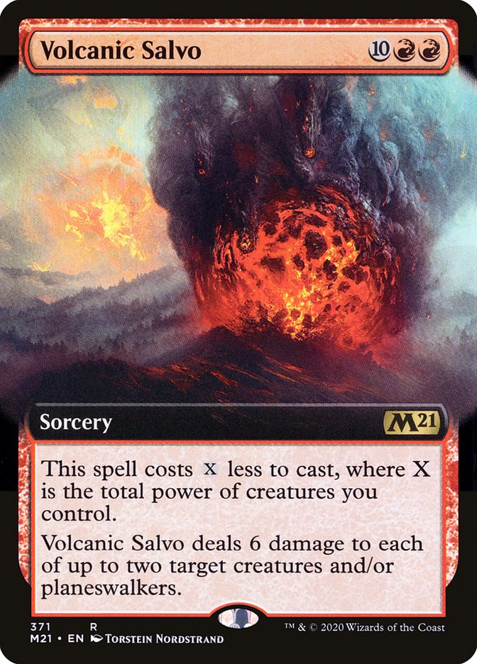 Volcanic Salvo (Extended) [Core Set 2021] | D20 Games