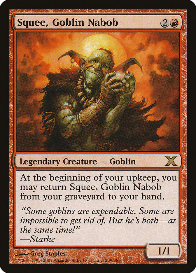 Squee, Goblin Nabob [Tenth Edition] | D20 Games