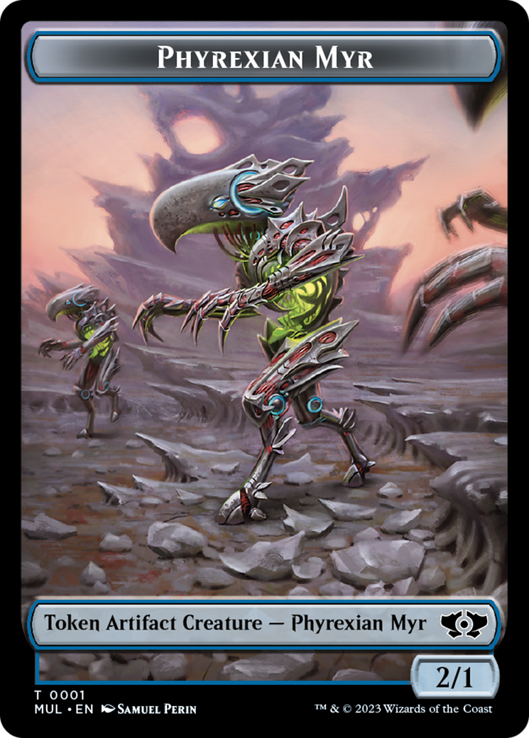 Phyrexian Myr Token [Multiverse Legends Tokens] | D20 Games