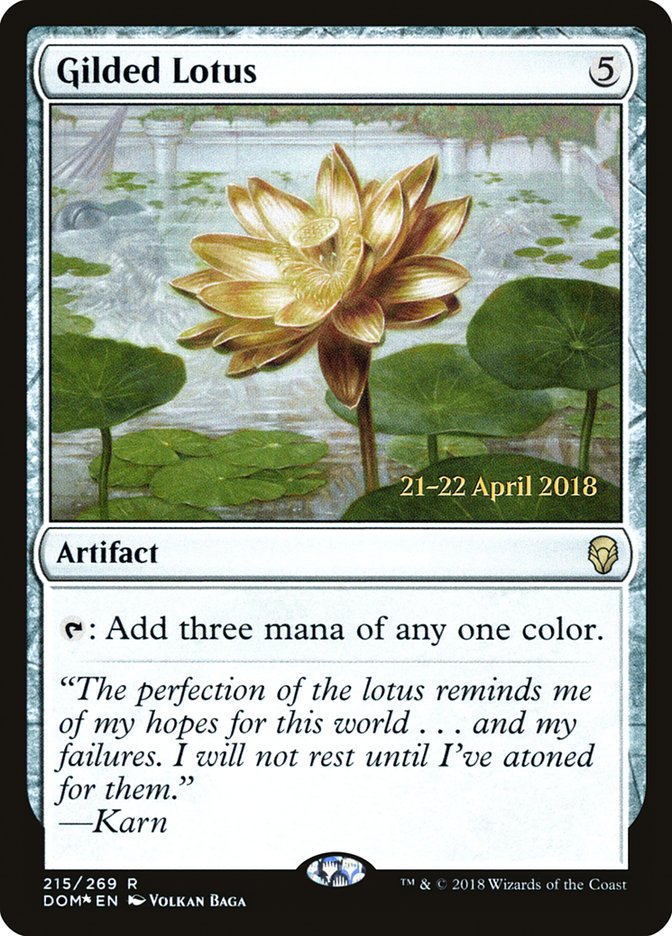 Gilded Lotus  [Dominaria Prerelease Promos] | D20 Games