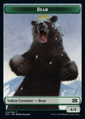 Bear // Vampire Double-sided Token [Double Masters 2022 Tokens] | D20 Games