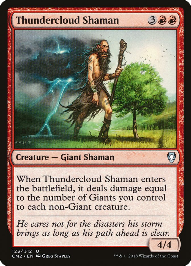 Thundercloud Shaman [Commander Anthology Volume II] | D20 Games