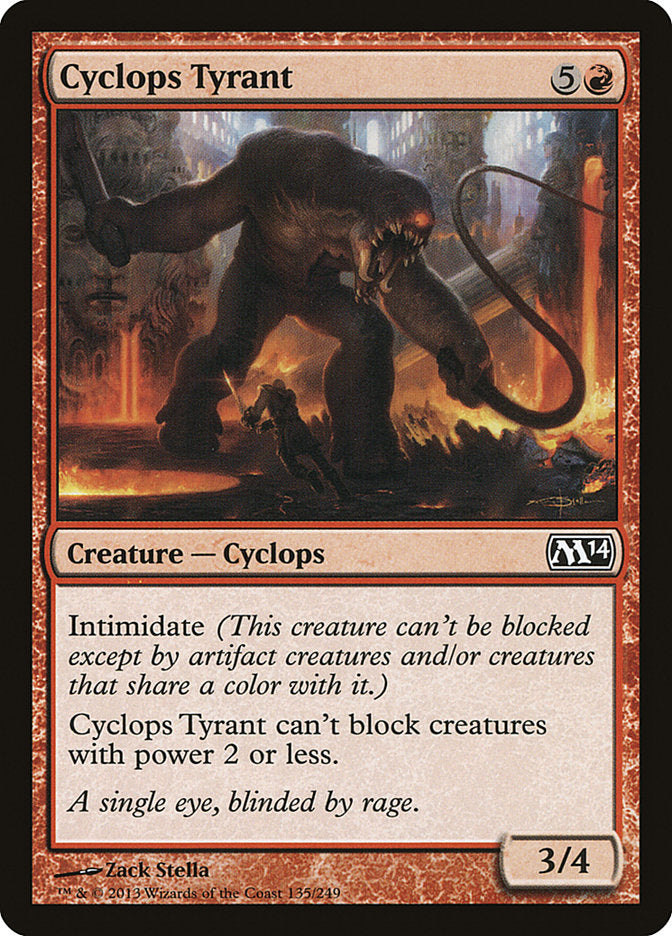 Cyclops Tyrant [Magic 2014] | D20 Games