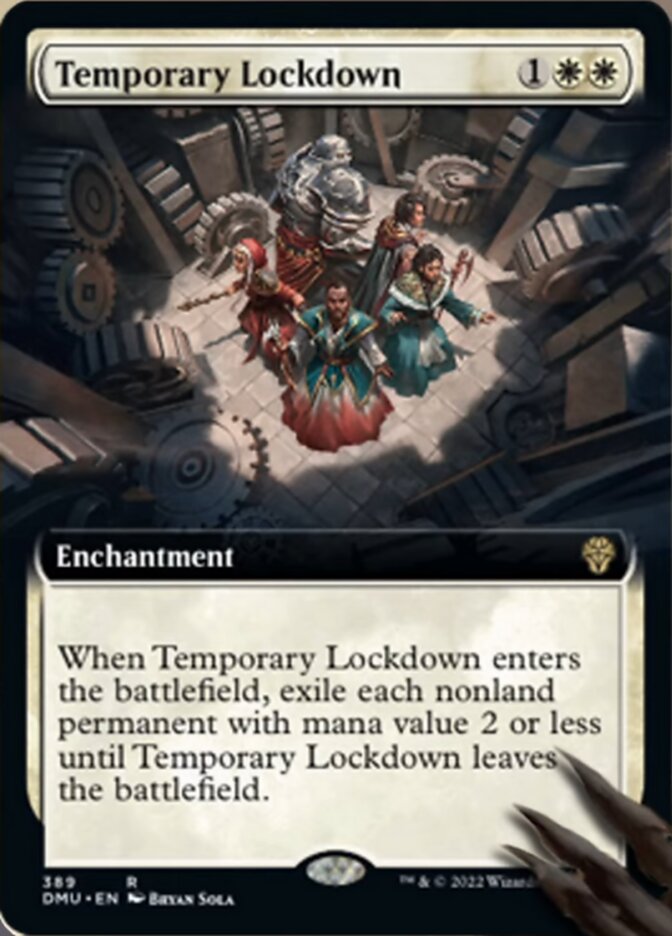 Temporary Lockdown (Extended Art) [Dominaria United] | D20 Games