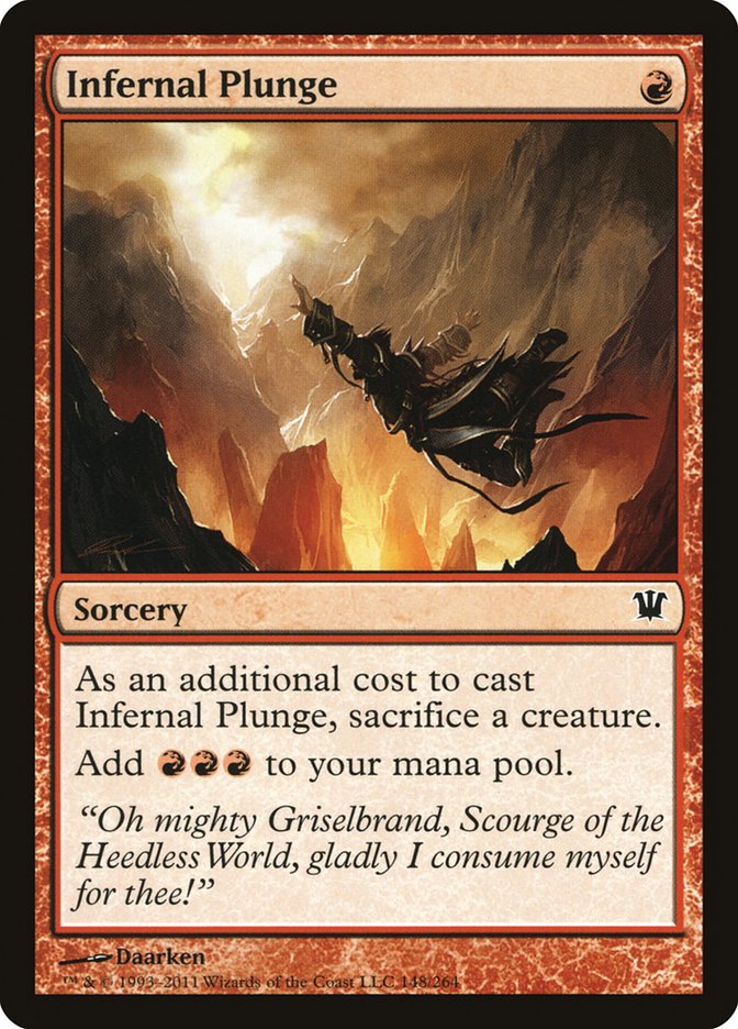 Infernal Plunge [Innistrad] | D20 Games