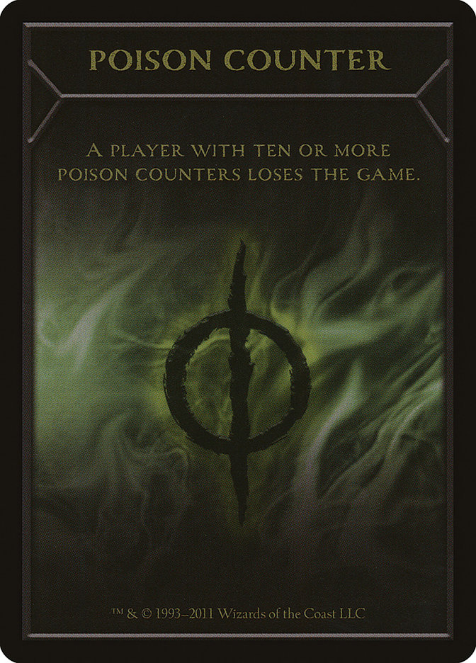 Poison Counter [New Phyrexia Tokens] | D20 Games