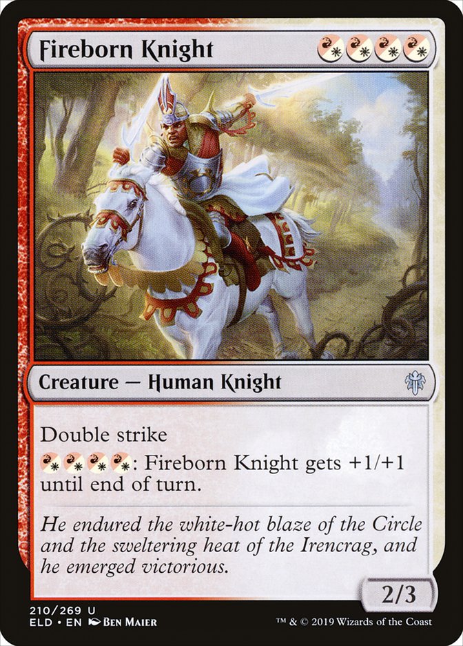 Fireborn Knight [Throne of Eldraine] | D20 Games