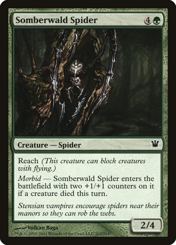 Somberwald Spider [Innistrad] | D20 Games