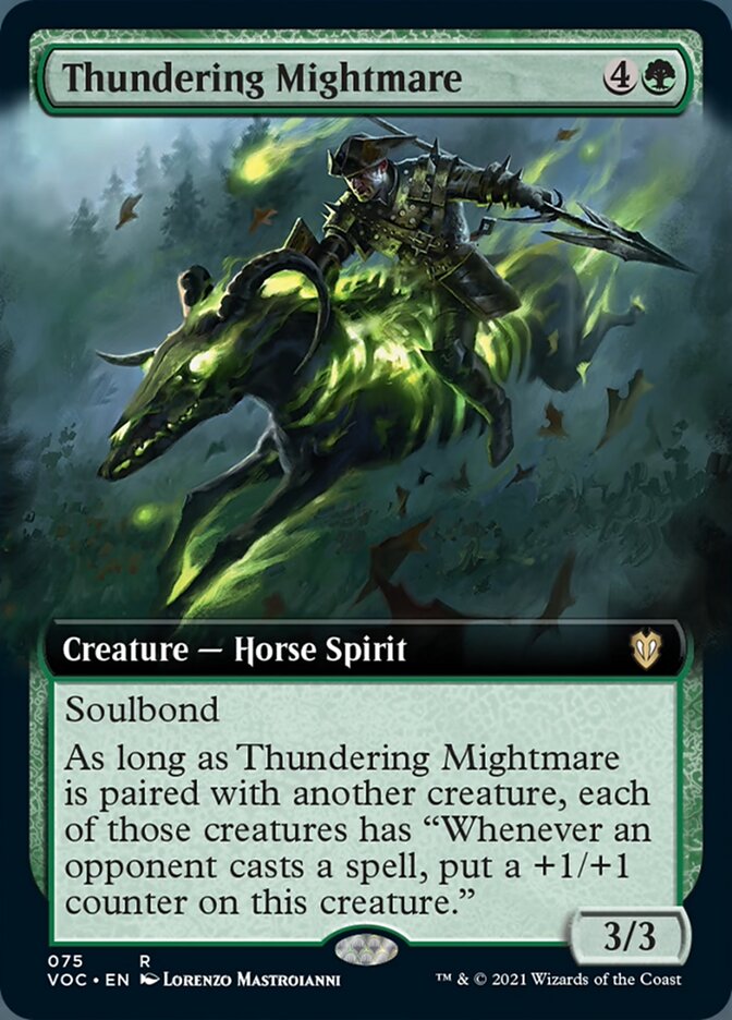 Thundering Mightmare (Extended) [Innistrad: Crimson Vow Commander] | D20 Games