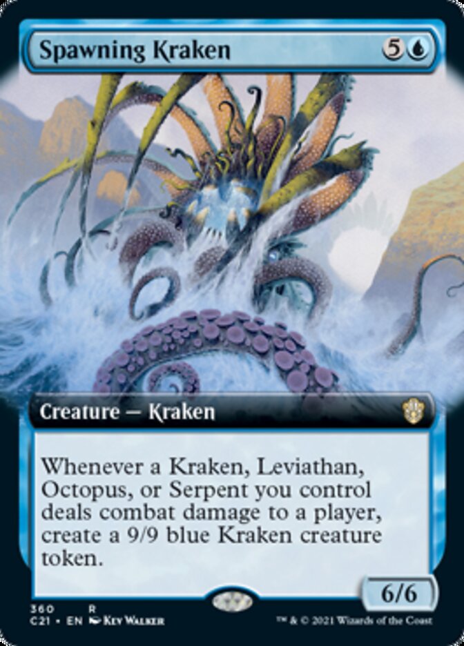 Spawning Kraken (Extended) [Commander 2021] | D20 Games