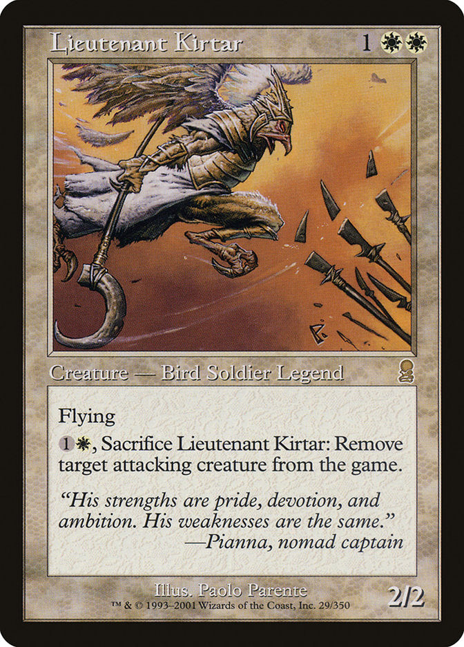 Lieutenant Kirtar [Odyssey] | D20 Games