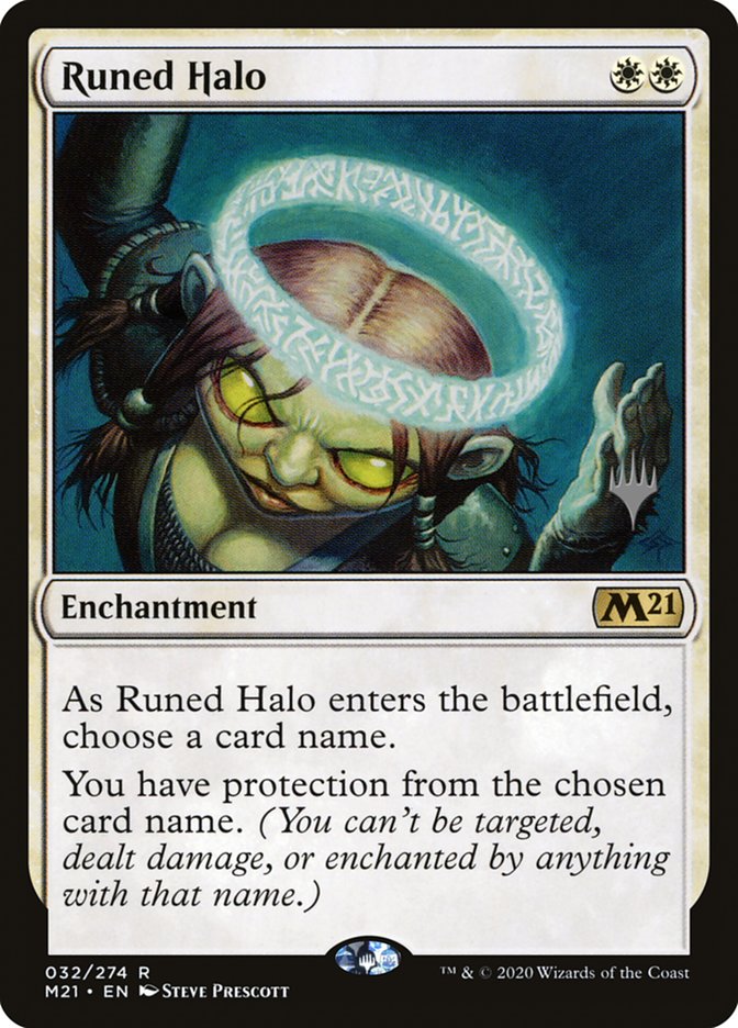 Runed Halo (Promo Pack) [Core Set 2021 Promos] | D20 Games