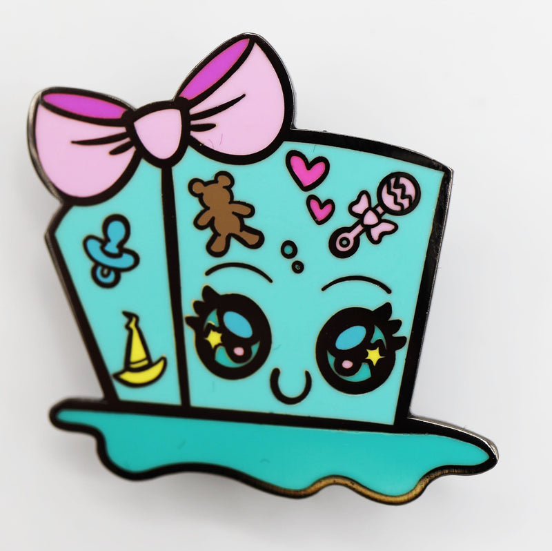 Baby Monster Pin: Gelly Cube Enamel Pin Foam Brain Games