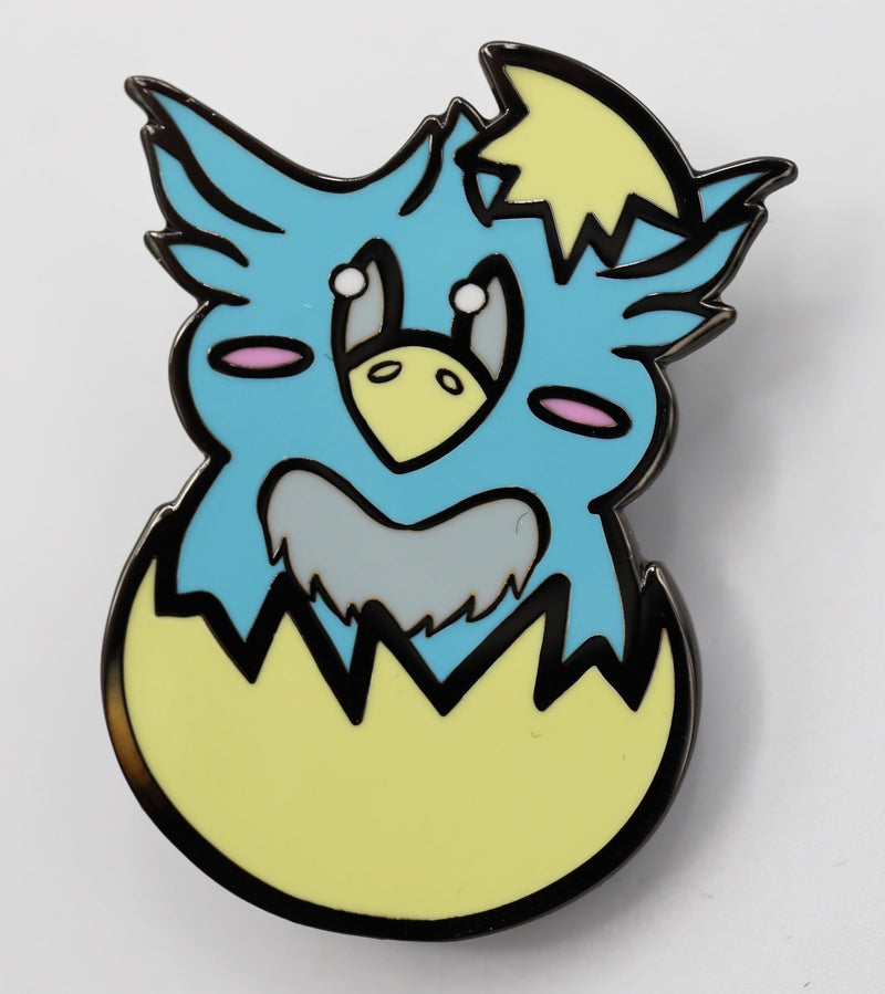 Baby Monster Pin: HippoGriff Enamel Pin Foam Brain Games