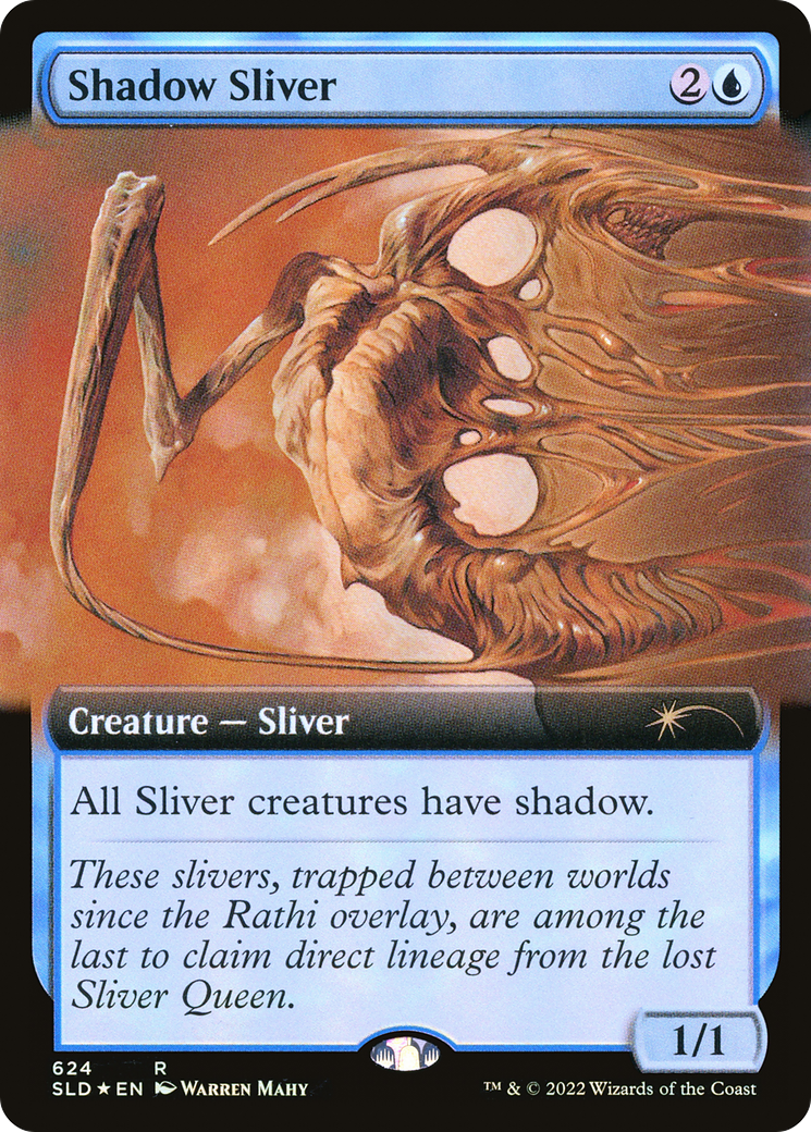 Shadow Sliver (Extended Art) [Secret Lair Drop Promos] | D20 Games