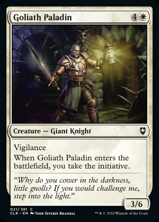 Goliath Paladin [Commander Legends: Battle for Baldur's Gate] | D20 Games