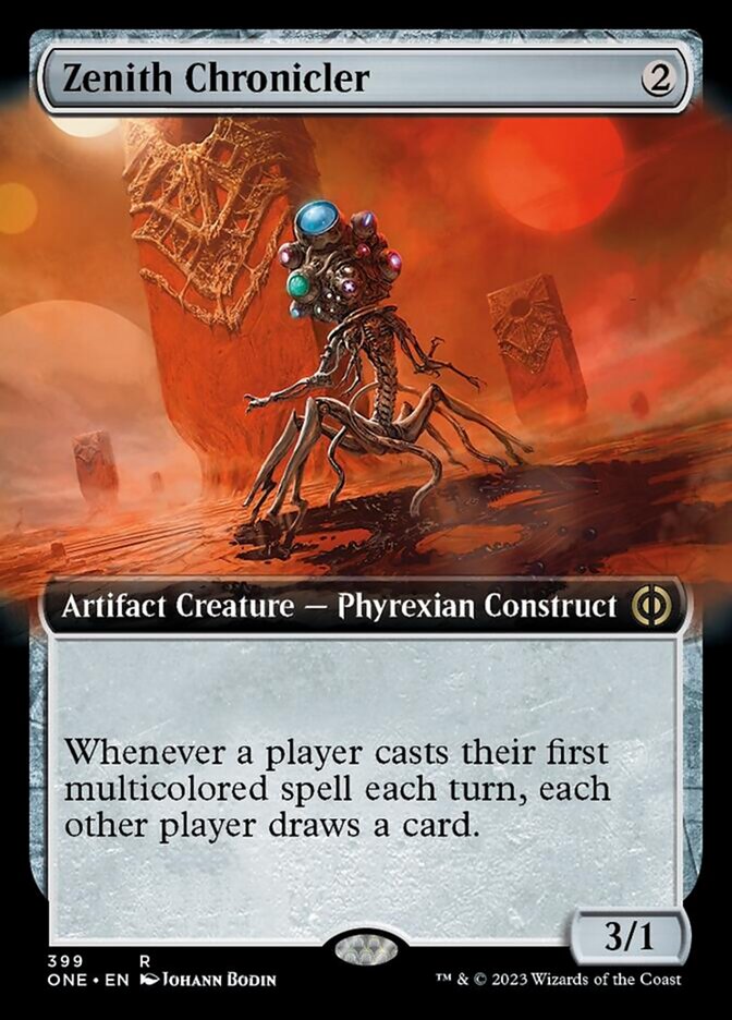 Zenith Chronicler (Extended Art) [Phyrexia: All Will Be One] | D20 Games
