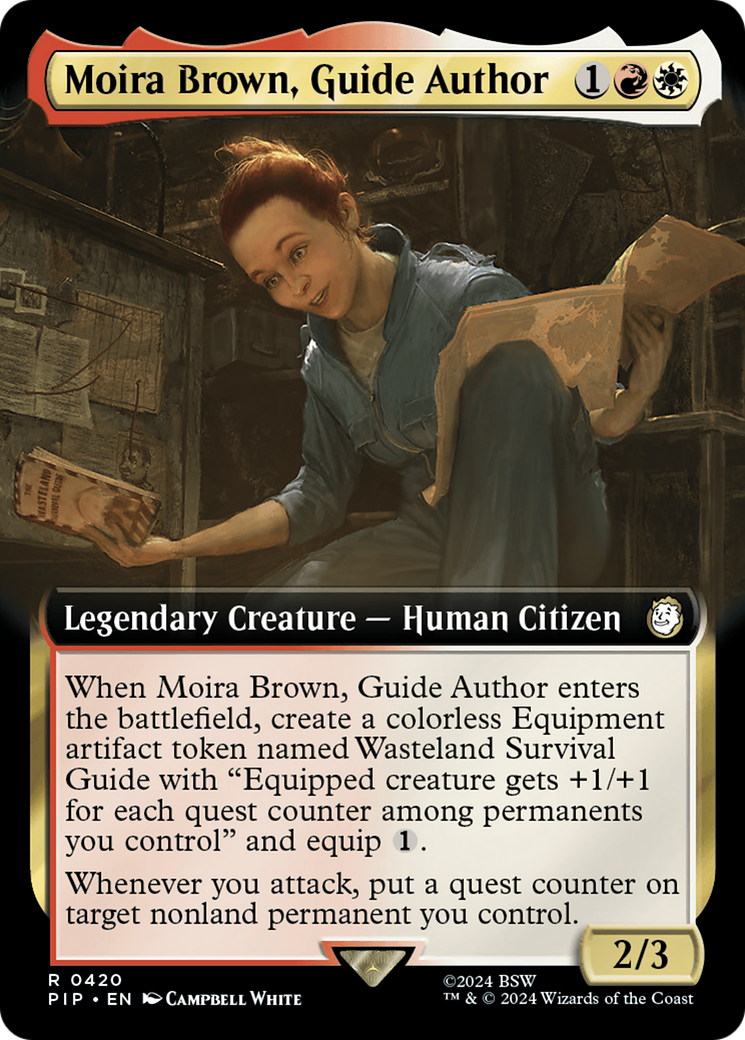 Moira Brown, Guide Author (Extended Art) [Fallout] | D20 Games
