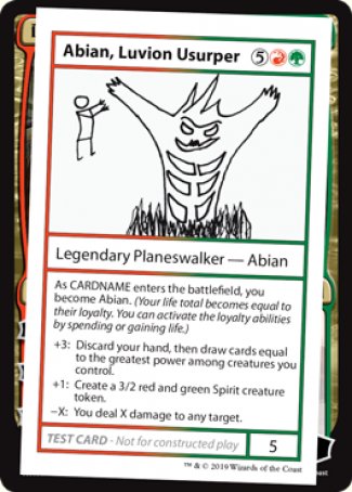 Abian, Luvion Usurper (2021 Edition) [Mystery Booster Playtest Cards] | D20 Games