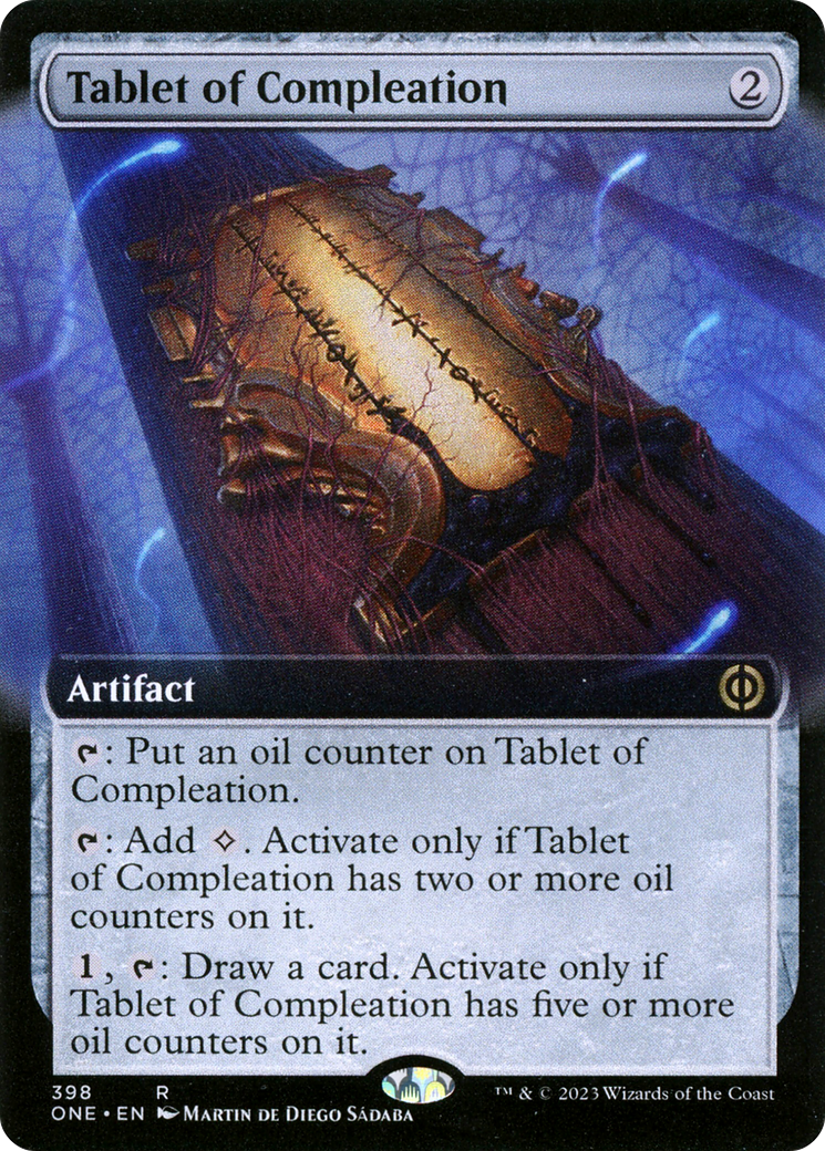 Tablet of Compleation (Extended Art) [Phyrexia: All Will Be One] | D20 Games