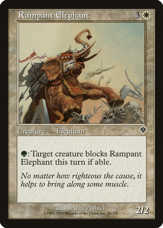 Rampant Elephant [Invasion] | D20 Games