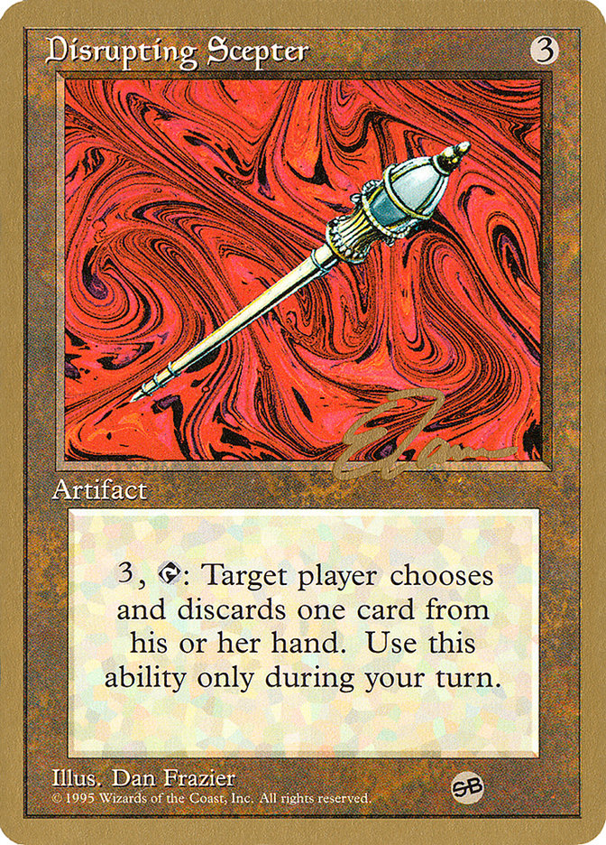 Disrupting Scepter (Eric Tam) (SB) [Pro Tour Collector Set] | D20 Games