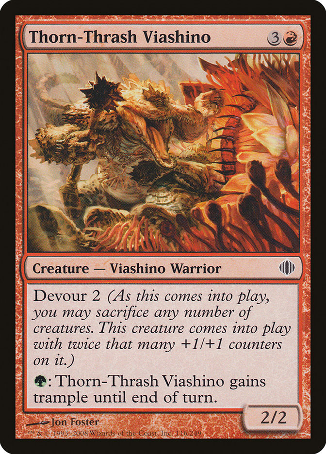 Thorn-Thrash Viashino [Shards of Alara] | D20 Games