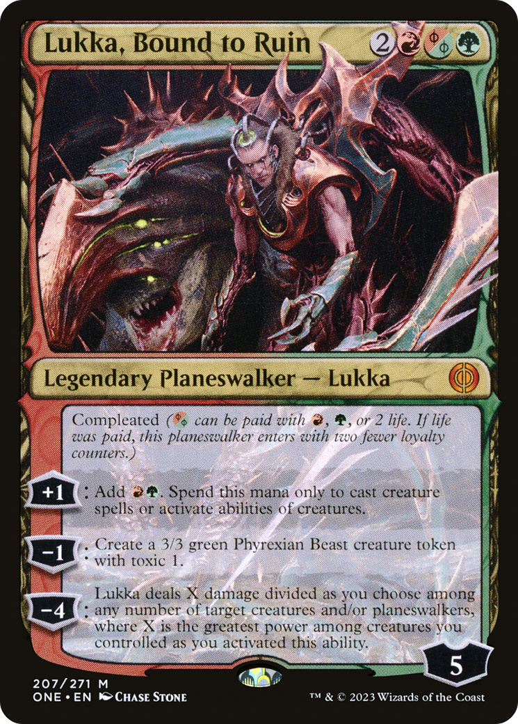 Lukka, Bound to Ruin [Phyrexia: All Will Be One] | D20 Games