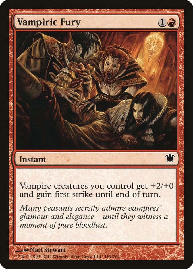 Vampiric Fury [Innistrad] | D20 Games