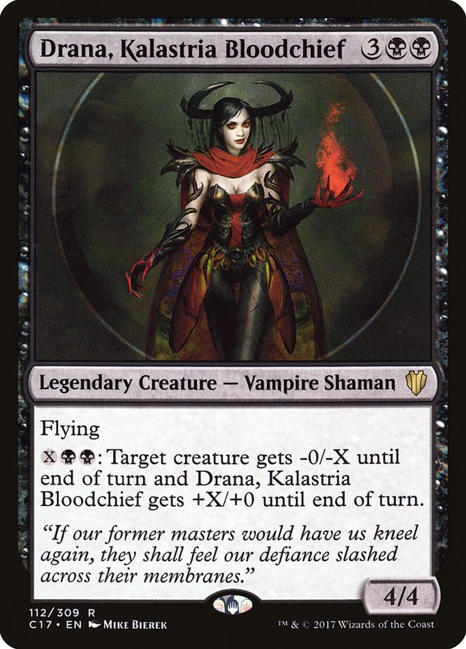 Drana, Kalastria Bloodchief [Commander 2017] | D20 Games