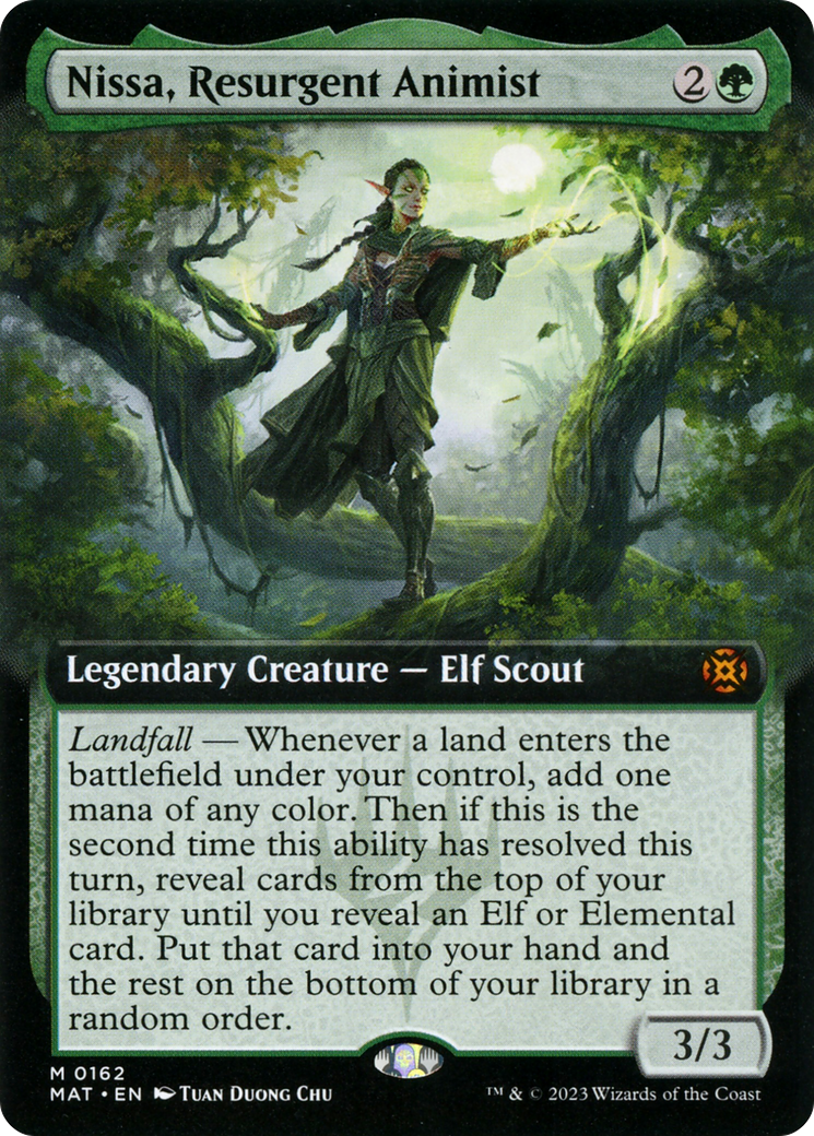 Nissa, Resurgent Animist (Extended Art) [March of the Machine: The Aftermath] | D20 Games