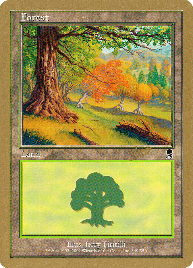 Forest (349) (Raphael Levy) [World Championship Decks 2002] | D20 Games