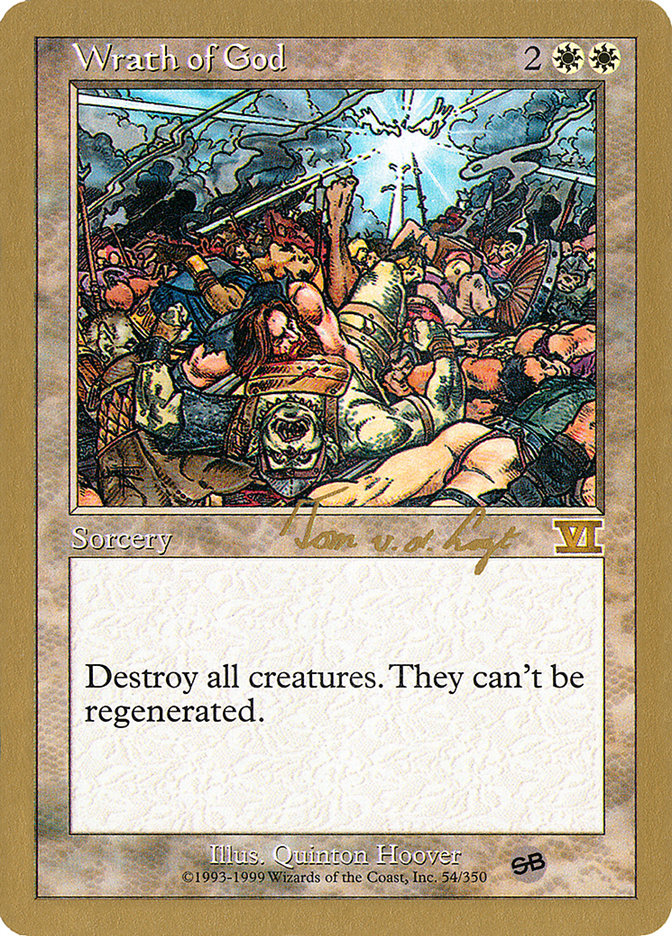 Wrath of God (Tom van de Logt) (SB) [World Championship Decks 2000] | D20 Games