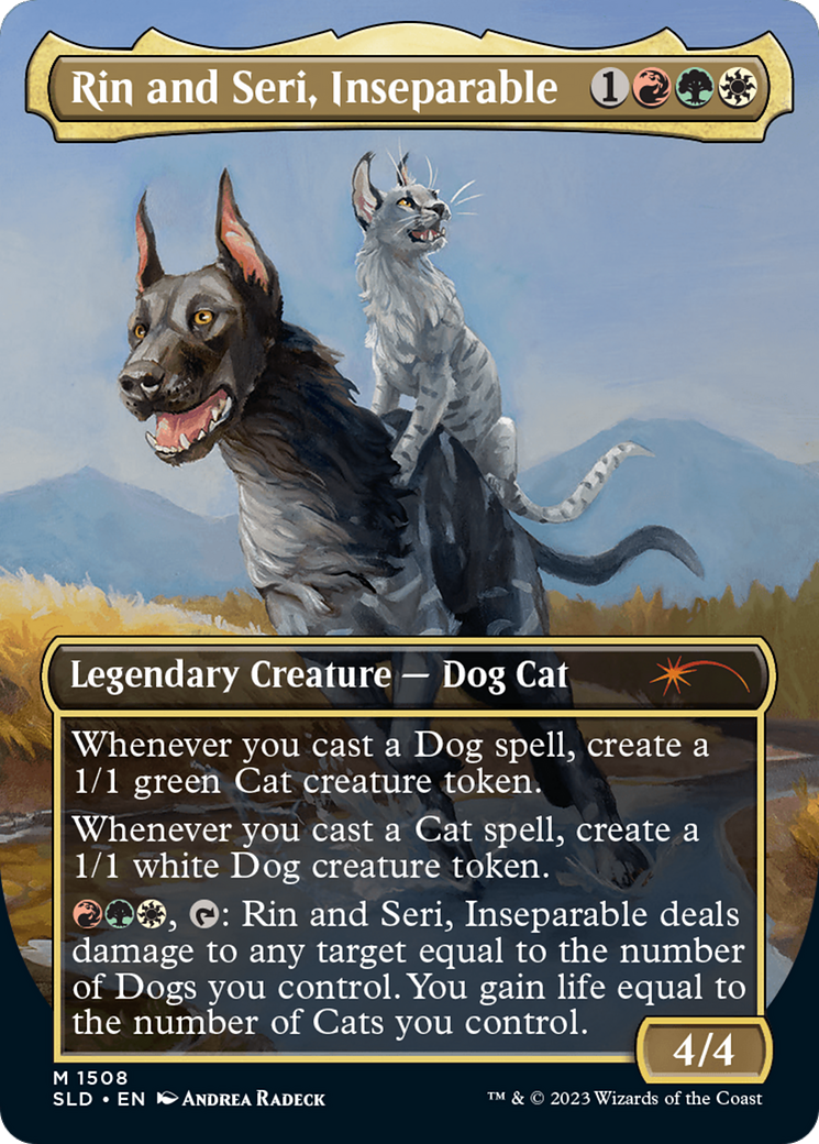 Rin and Seri, Inseparable (1508) // Rin and Seri, Inseparable [Secret Lair Commander Deck: Raining Cats and Dogs] | D20 Games