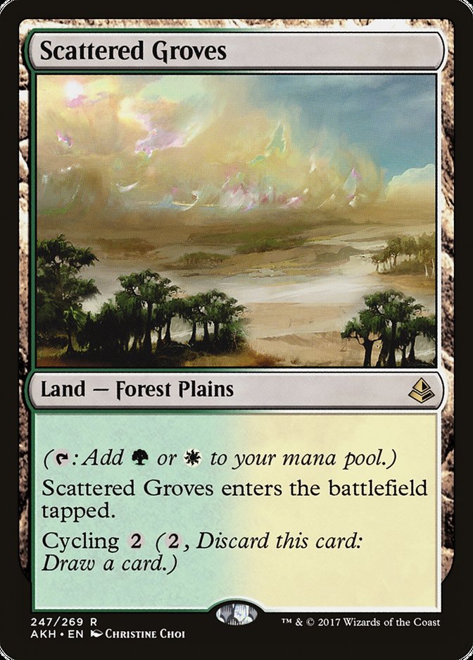 Scattered Groves [Amonkhet] | D20 Games