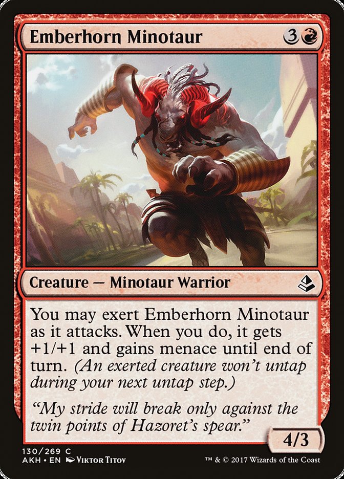 Emberhorn Minotaur [Amonkhet] | D20 Games