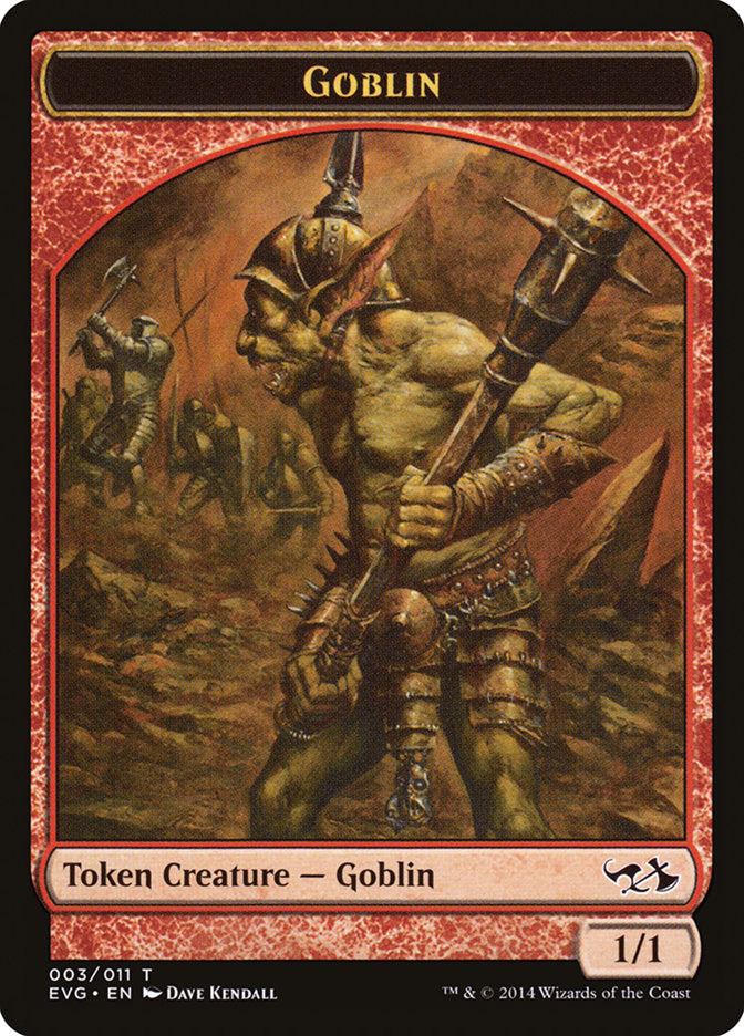 Goblin Token (Elves vs. Goblins) [Duel Decks Anthology Tokens] | D20 Games