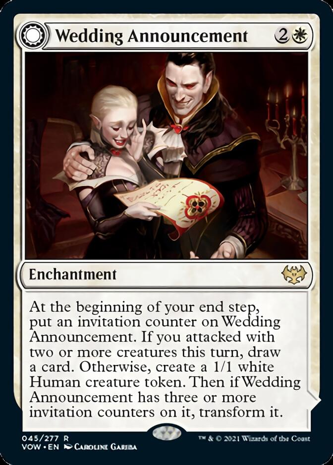 Wedding Announcement // Wedding Festivity [Innistrad: Crimson Vow] | D20 Games