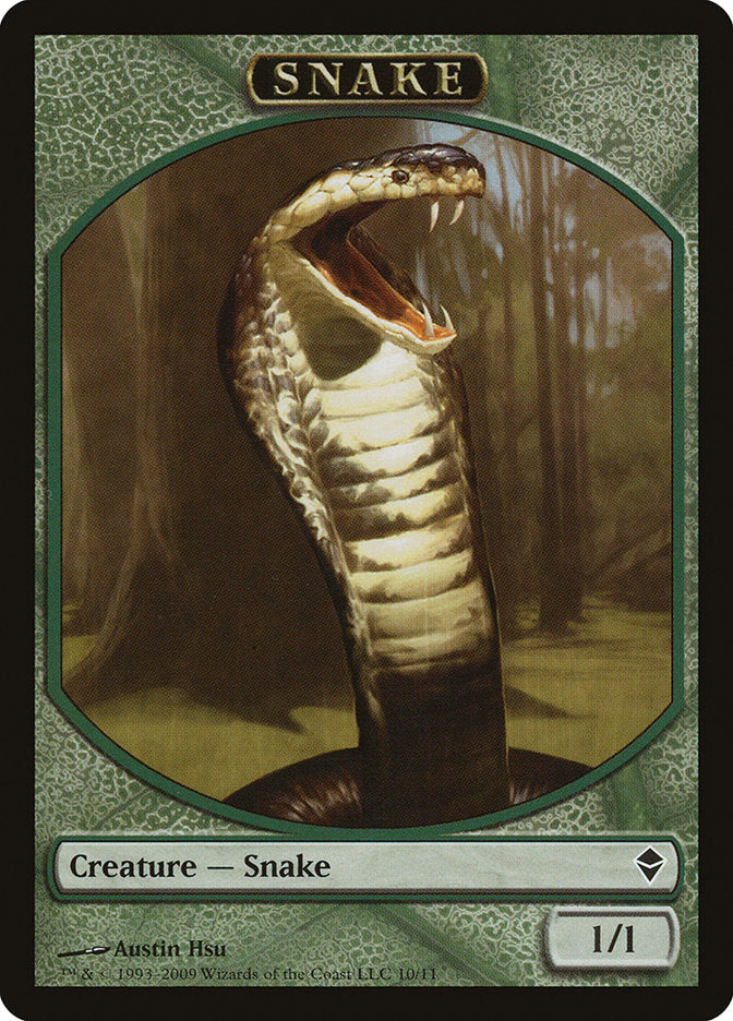 Snake [Zendikar Tokens] | D20 Games