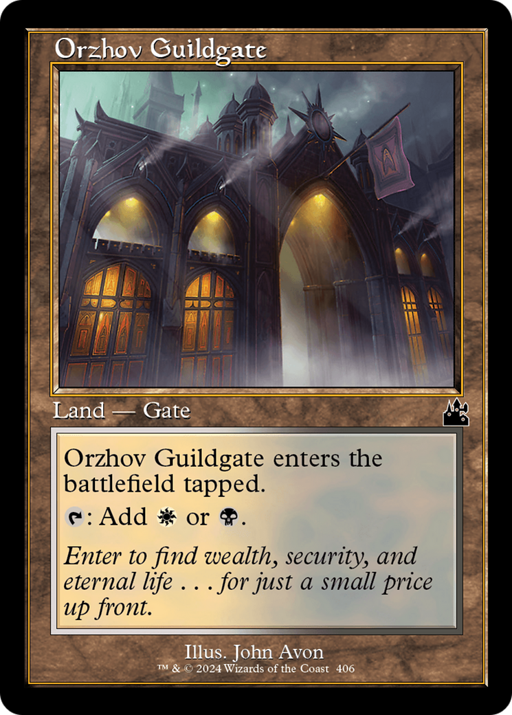 Orzhov Guildgate (Retro Frame) [Ravnica Remastered] | D20 Games