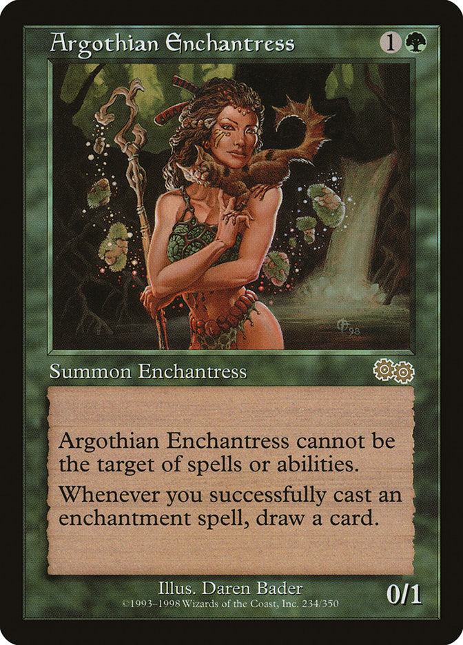 Argothian Enchantress [Urza's Saga] | D20 Games