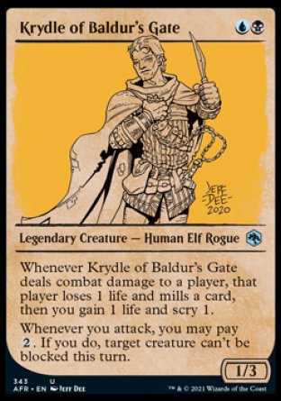 Krydle of Baldur's Gate (Showcase) [Dungeons & Dragons: Adventures in the Forgotten Realms] | D20 Games