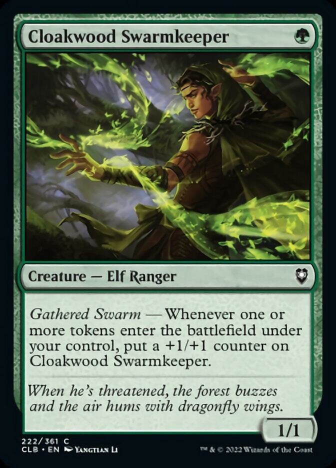 Cloakwood Swarmkeeper [Commander Legends: Battle for Baldur's Gate] | D20 Games