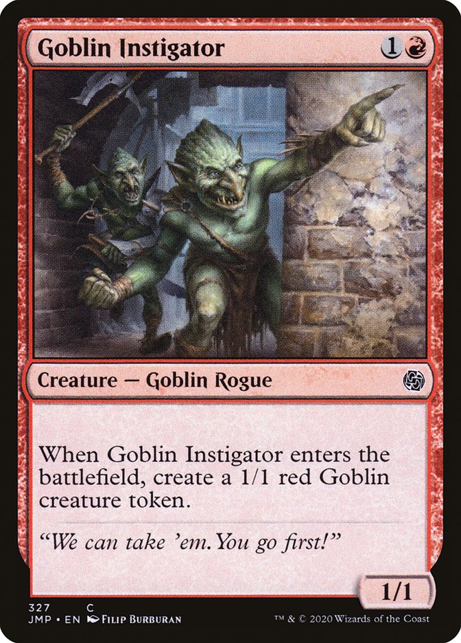 Goblin Instigator [Jumpstart] | D20 Games