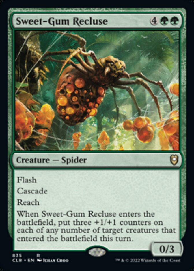 Sweet-Gum Recluse [Commander Legends: Battle for Baldur's Gate] | D20 Games