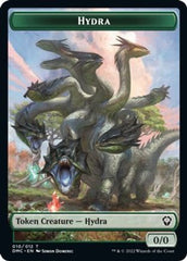 Snake // Hydra Double-sided Token [Dominaria United Commander Tokens] | D20 Games