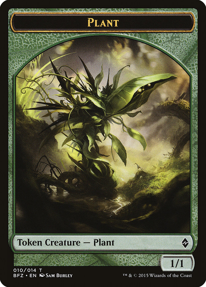 Plant [Battle for Zendikar Tokens] | D20 Games