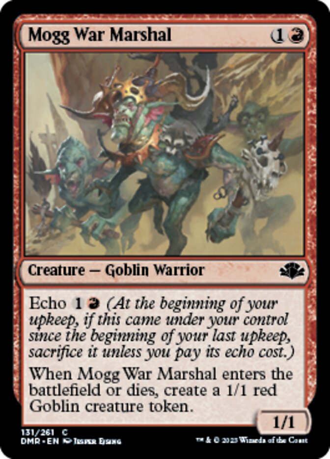 Mogg War Marshal [Dominaria Remastered] | D20 Games