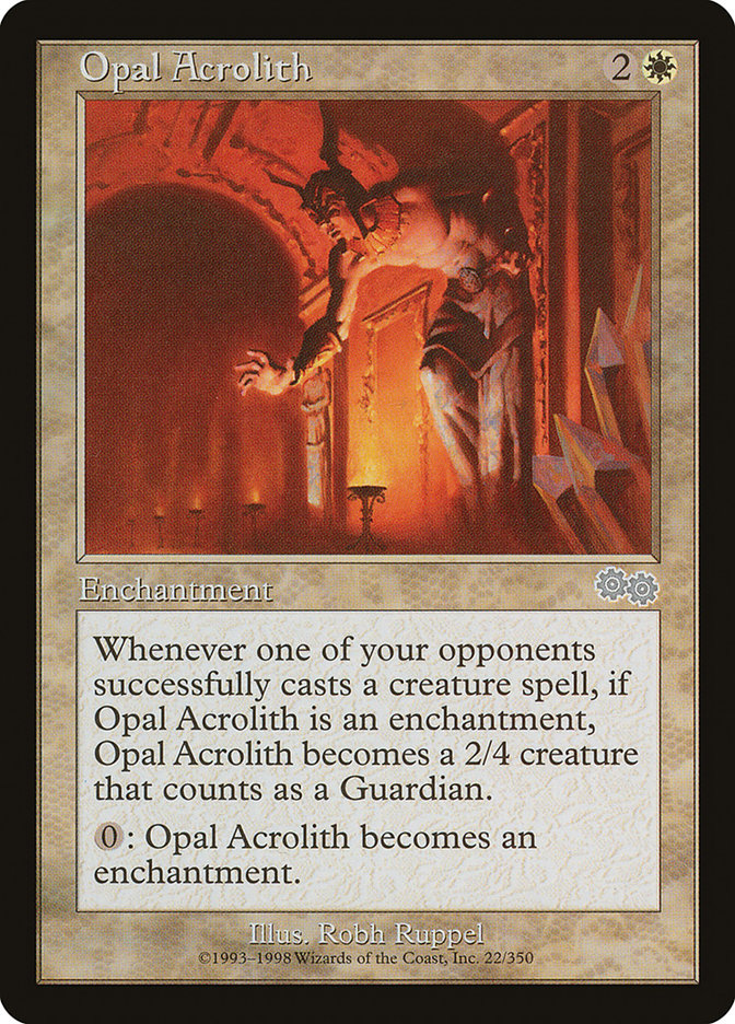 Opal Acrolith [Urza's Saga] | D20 Games