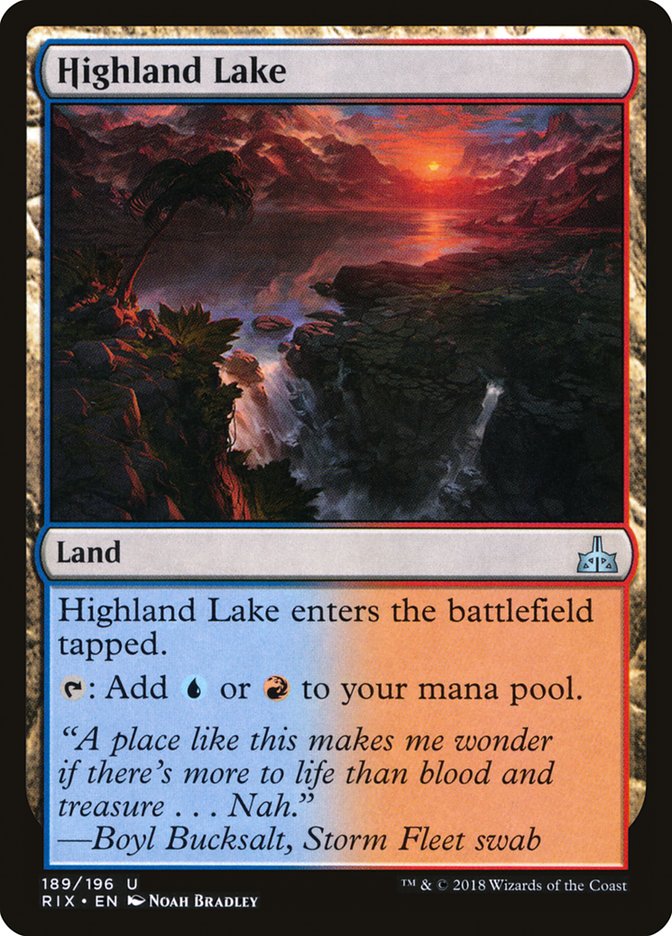 Highland Lake [Rivals of Ixalan] | D20 Games